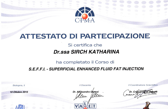 certificato seffi 2